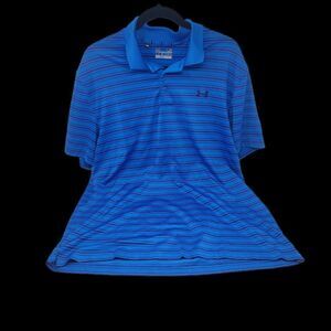 Under armour mens striped Polo shirt